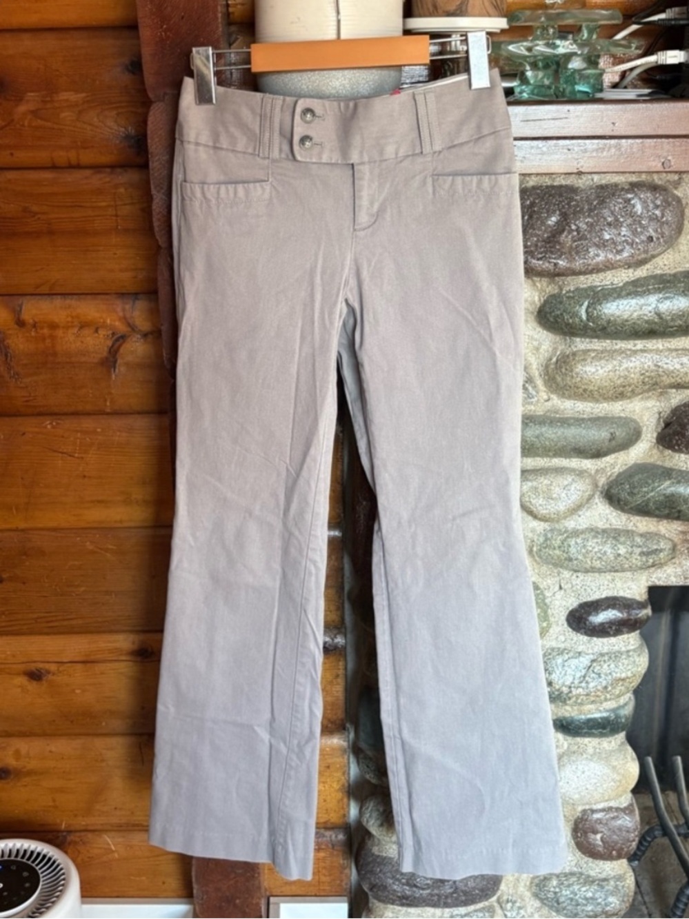 Banana Republic Martin Fit Dress Pants Grey Y2K Workwear Size 0